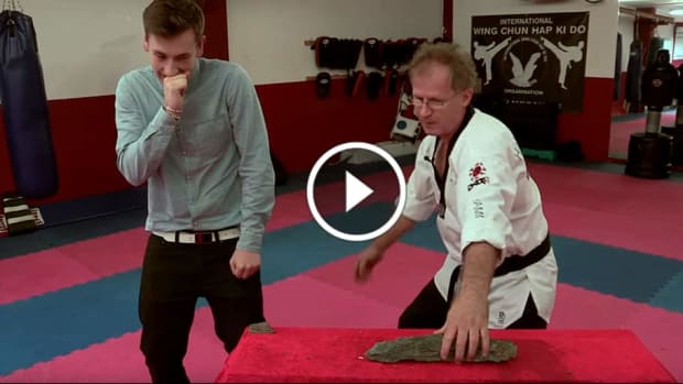 WATCH: Taekwondo black belt 'Hammer Hands' vs. rock and baseball bat