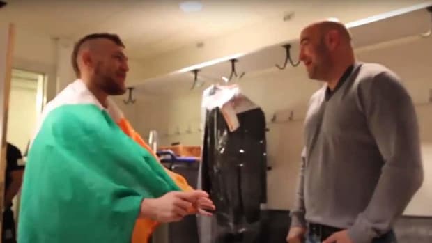 The first time Conor McGregor met Dana White