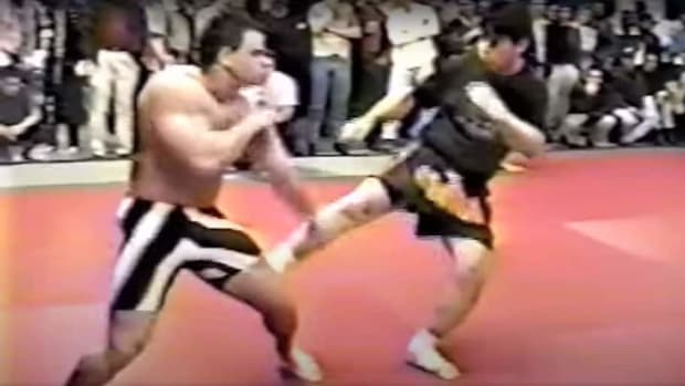 Karate champion in NO-RULES fight vs. 250-pound mountain of muscle