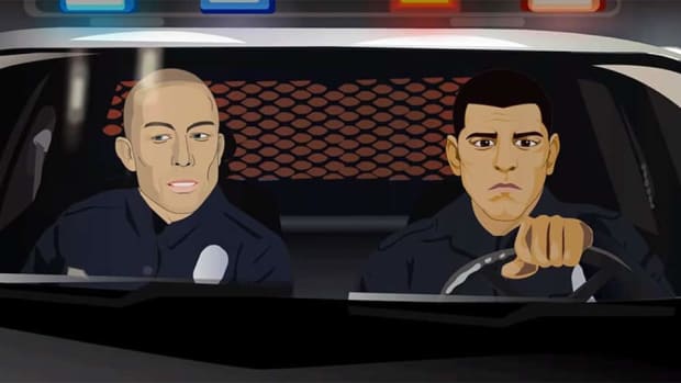Nick Diaz and Georges St-Pierre become cops...