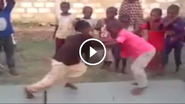 AMAZING judo skills displayed by kids in Tanzania