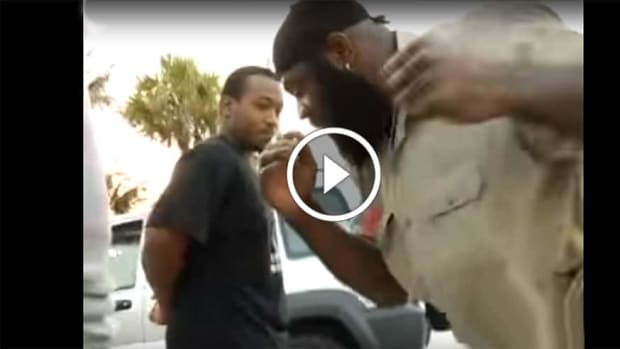 Two guys try to take Kimbo Slice's hardest Charlie horse punch