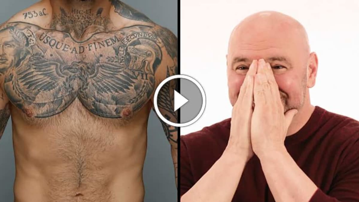 Watch Dana White try to guess UFC fighters' tattoos - MMA Underground Watch Dana White try to guess UFC fighters' tattoos - MMA Underground
