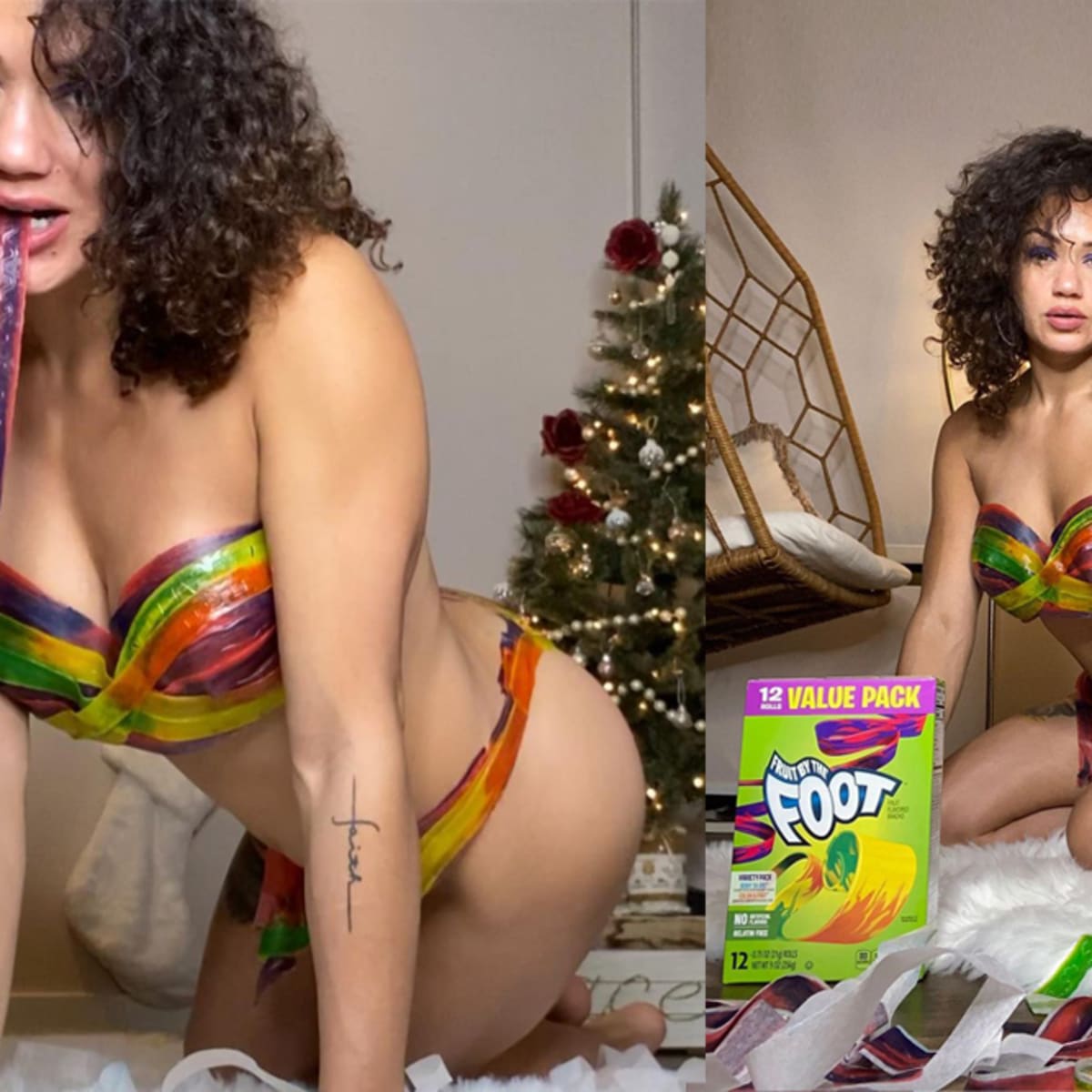 UFC fighter to OnlyFans to boxer, at press con in nothing but Fruit  Roll-Ups - MMA Underground