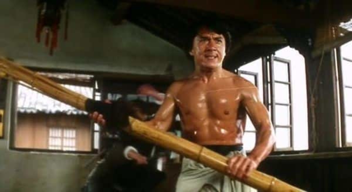 Who taught Jackie Chan to fight?