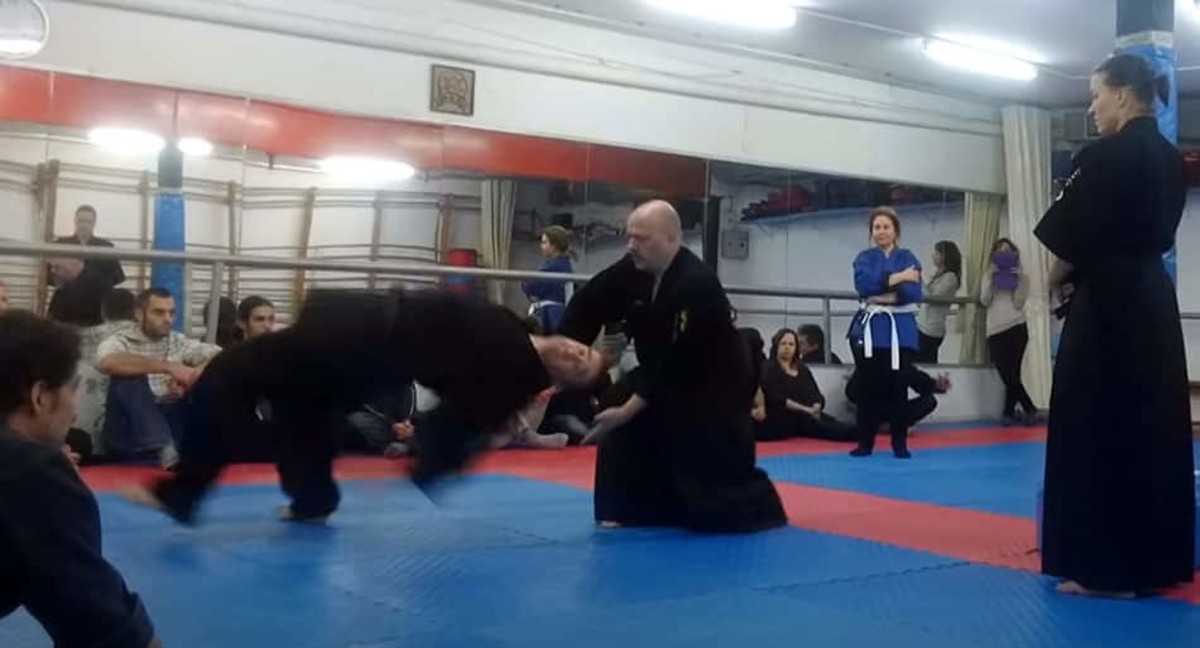 Skeptical seminar participants challenge 'No-touch' martial arts master