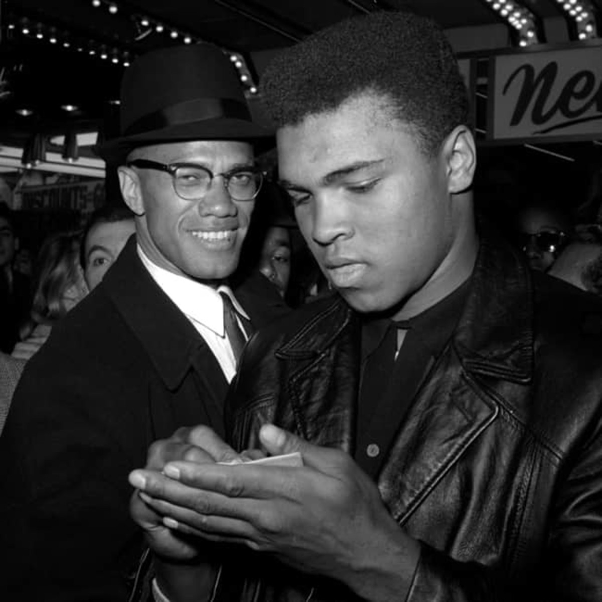 With Malcolm X next to his side and having defeated Sonny Liston the night before, he stated that his surname Clay was his “slave name.”