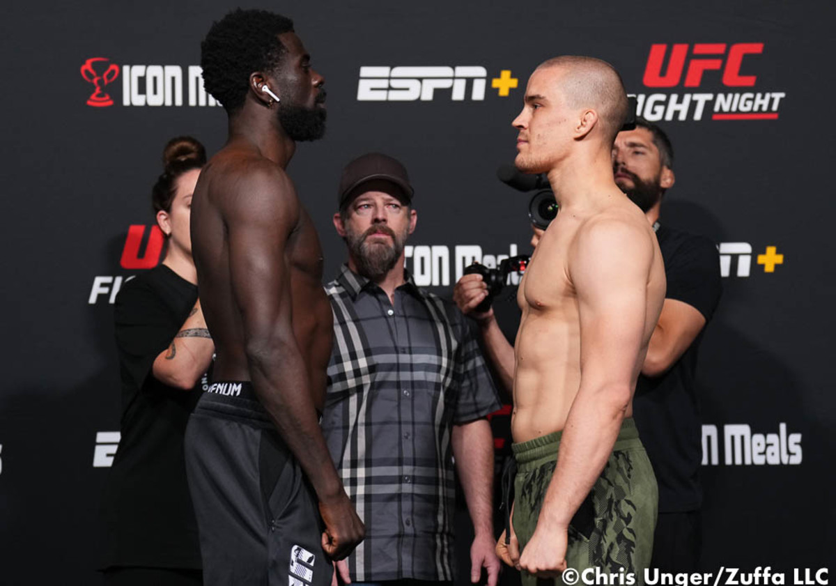 Photos UFC Fight Night 206 official weighins, faceoffs MMA Underground