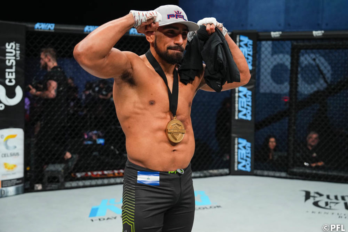 Espinoza 2023 PFL Challenger Series 4 sees Elvin Espinoza earn lightweight