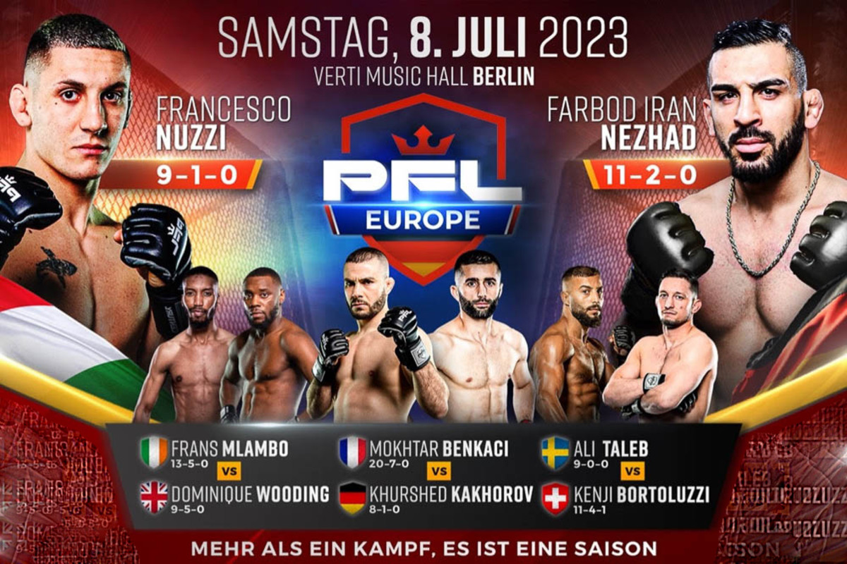 Professional Fighters League announces 2023 PFL Europe season roster