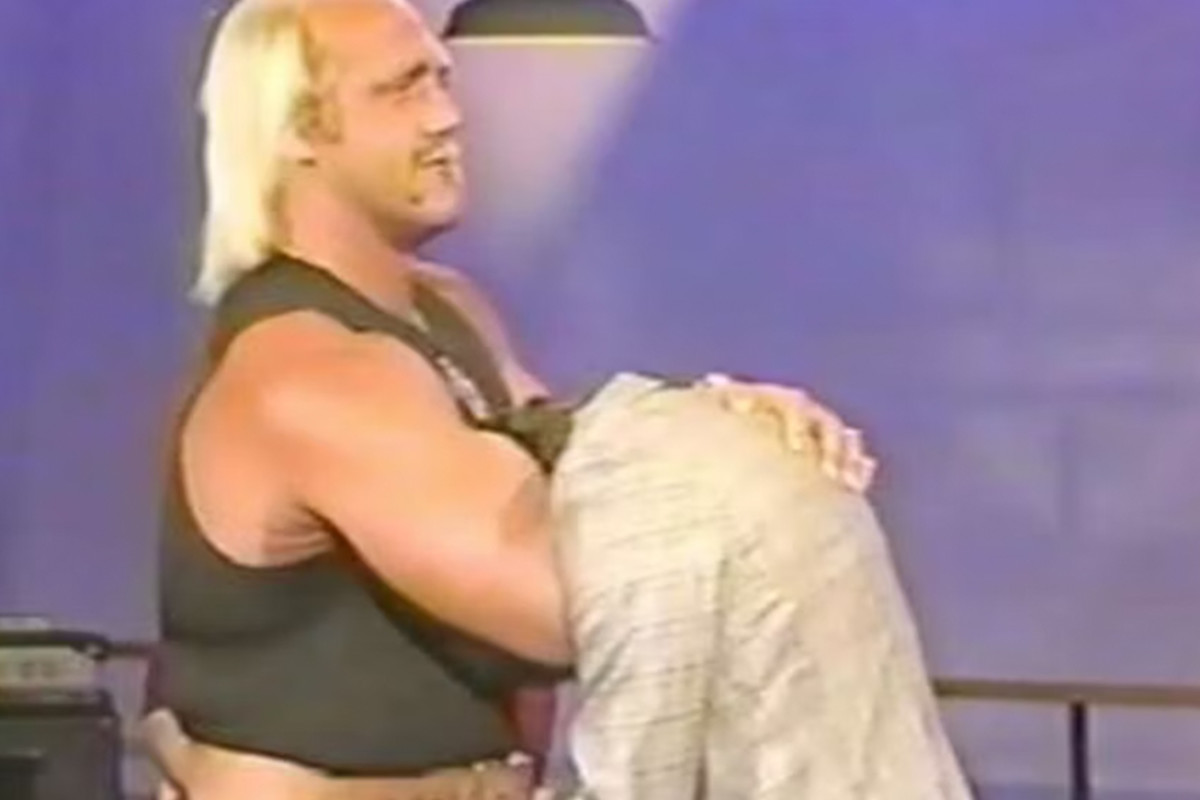 what talk show host wrestled hulk hogan in 98