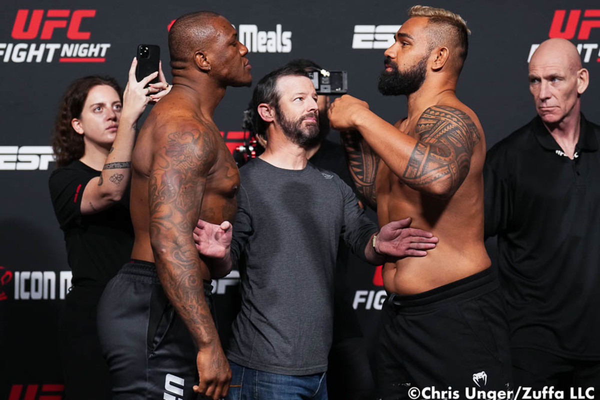 Photos UFC on ESPN 40 official weighins, faceoffs MMA Underground