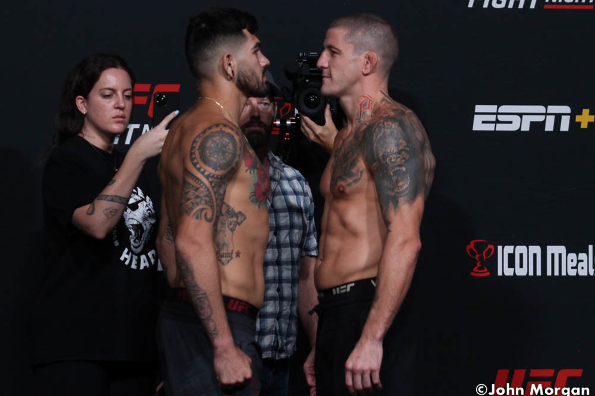 Photos UFC Fight Night 210 official weighins, faceoffs MMA Underground