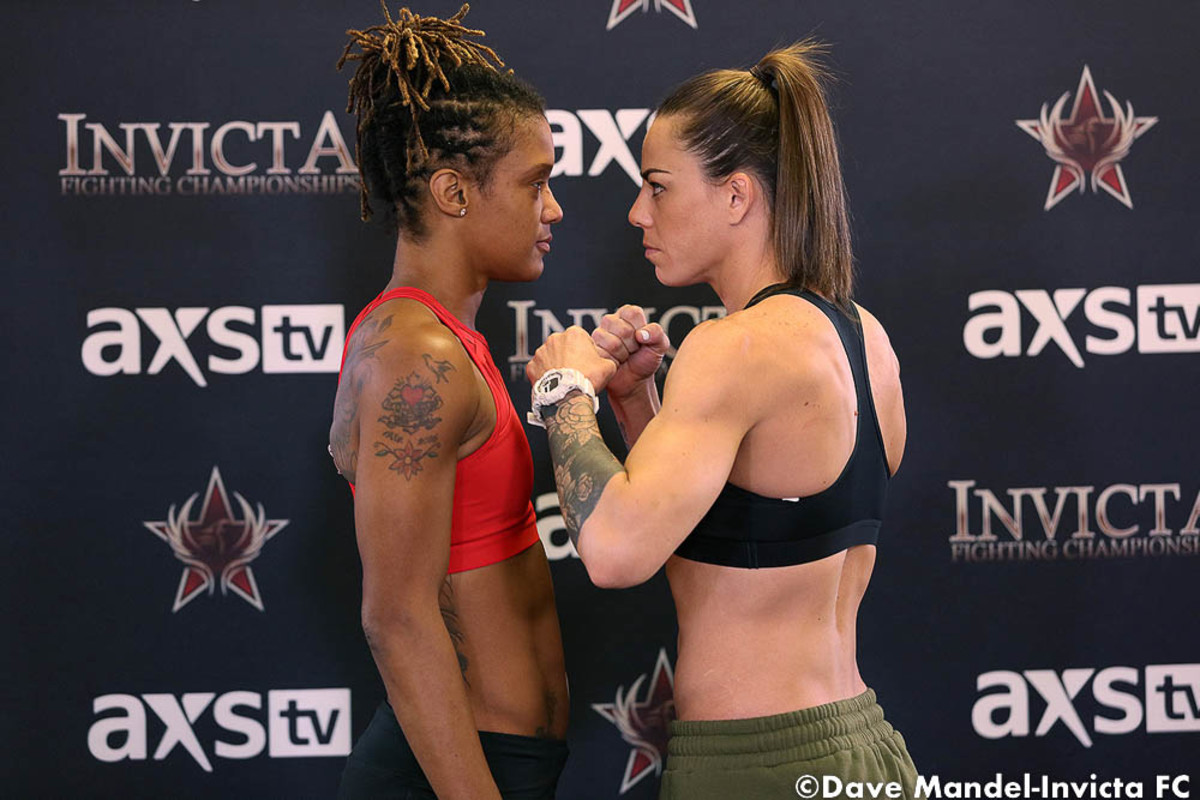 Photos Invicta FC 49 weighins, faceoffs MMA Underground